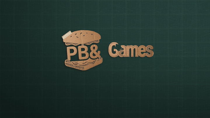 The PB& Games boot card is bitten away letter by letter, then the mat falls forward onto the Cardboard Conquest title screen