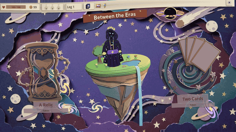 The warp out of the void, landing on Uncle Jim's send-off